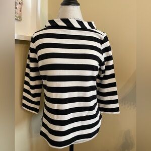 Black and white sweater